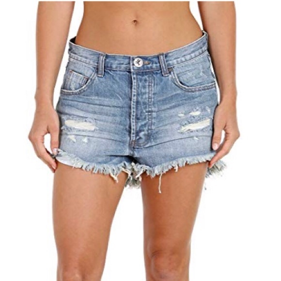 One Teaspoon Pants - One Teaspoon OUTLAW Shorts Size 28
